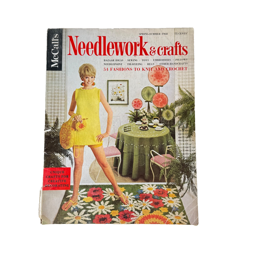 McCall's Needlework & Crafts Magazine Spring-Summer 1968 Vintage